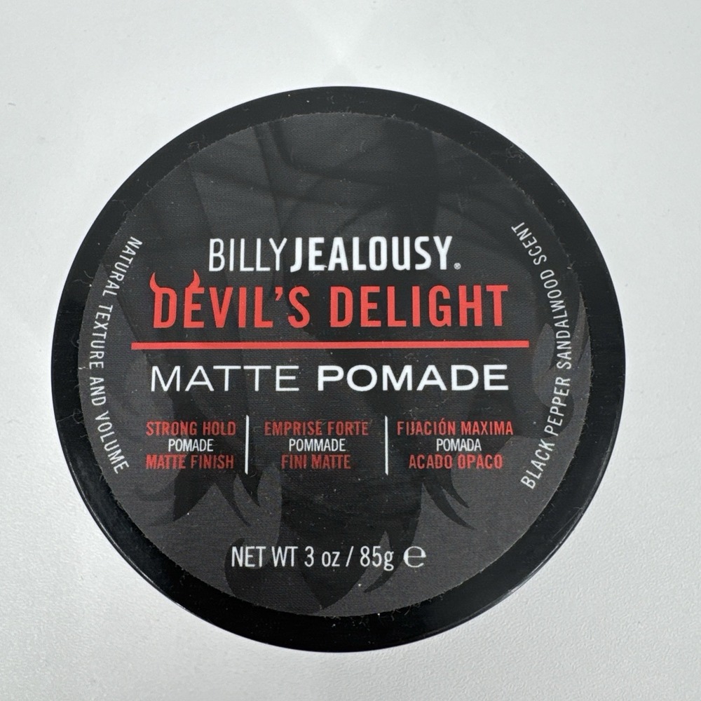 Billy Jealously Devil's Delight Matte‎ Pomade 3 oz